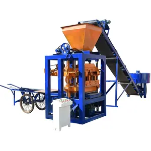 Price Of Brick Machine Mobile Small Concrete Hollow Solid Cement Diesel Engine Block Making Machine