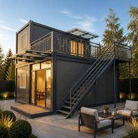 Maison modulaire Boxsapce en conteneur de 40 pieds, maison en conteneur isolé en acier, maisons préfabriquées en conteneur de 20 pieds
