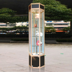 Fabbrica di Visione Completa di Alluminio Display A <span class=keywords><strong>Led</strong></span> Armadio Vetrina per Negozio Commerciale - Product Image 2