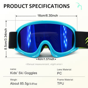 YUEDIO <span class=keywords><strong>Top</strong></span> One occhiali elastici regolabili di alta qualità da corsa moto occhiali da sci Snowboard - Product Image 3