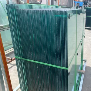 High strength transparent reflective laminated tempered glass is used for building glass curtain wall glass fence window