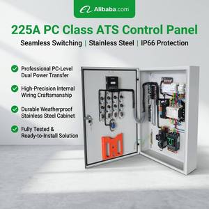 Panneau de commande ATS en acier inoxydable personnalisé, interrupteur de transfert automatique, armoire à double alimentation, 225A - Product Image 4