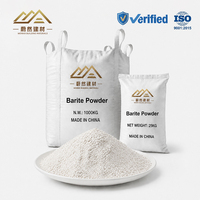 Poudre de barite lourde conforme à la norme ISO 9001 avec une taille de particules uniforme pour l'agrandissement de la masse de boue de forage et la prévention des éclaboussures