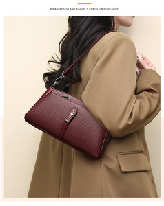 New High Quality Women Messenger Bags for Women Pu Leather Handbags Crossbody Bags Ladies Designer Shoulder Bags <b>Tote</b> Top-handle - Product Image 5