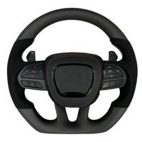 Volant en fibre de carbone SRT Hellcat pour Dodge Challenger Charger SRT Series, accessoires intérieurs automobiles