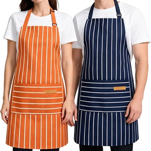 Tabliers de cuisine classiques sans manches pour femmes et hommes, avec 2 poches, résistants à l'huile, sangle de cou réglable, longs – Service OEM en gros - Product Image 2