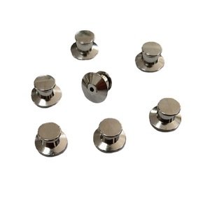 Latón Metal Badge Pin Backs Clutch Lapel Pin Back Jewelry Circle Top - Product Image 4