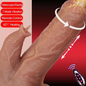New Arrival 2024 Adiba <strong>Parker</strong> 8.27in Remote Control Silicone Realistic Soft Dildo Licking Tongue for <strong>Women</strong> 9 Vibrating Thrusting - Product Image 4