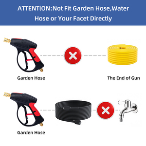 Adaptateurs de pistolet de lavage haute durabilité en plastique multicolore Kangpunuo <span class=keywords><strong>QXQ</strong></span>-2 pour bateaux/voitures/véhicules, portée de pulvérisation 10m, 150 - Product Image 3