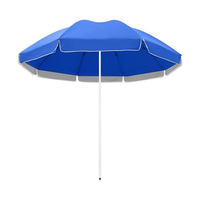 Impression numérique Parapluie droit professionnel pliant à commande manuelle-Étanche et résistant aux UV pour une utilisation dans la cour