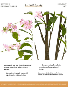 Árbol Bonsái de Jazmín Llorón Verde Decorativo de Tacto Real, Maceta con Flores Artificiales, Decoración de Plantas Artificiales para Graduación Escolar - Product Image 5