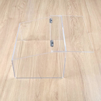 Boîte à bonbons empilable à 3 niveaux en acrylique transparente pour le stockage de bonbons en vrac