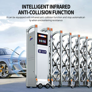 Cancello principale moderno Design 304 cancelli pieghevoli in acciaio inox cancello automatico retrattile - Product Image 2