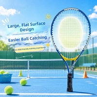 Raquettes de tennis portables légères en alliage d'aluminium et nylon pour enfants, avec poignée Penhold, pour l'entraînement en extérieur - Fournisseur direct
