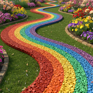 أفضل بلاط مطاطي EPDM للملاعب وأرضيات الملاعب للأطفال في رياض الأطفال والصالات الرياضية الخارجية - متين وناعم ويمتص الصدمات - Product Image 4