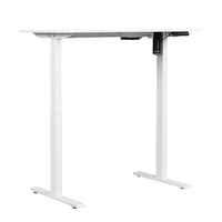 Tables de bureau électriques ergonomiques en métal modernes, durables et de haute qualité, réglables en hauteur, motorisées, pour le travail assis-debout à domicile