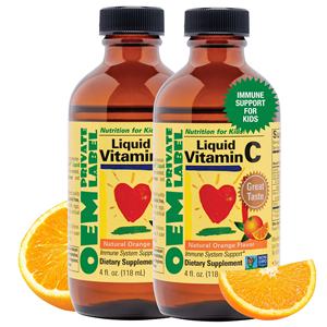 Gouttes de Vitamine C Liquide Personnalisées pour le Soutien Immunitaire, Supplément Antioxydant Végétalien à base de Sureau + Vitamine C et Zinc - Product Image 1