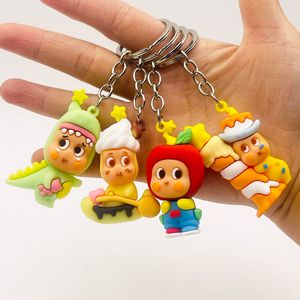 <span class=keywords><strong>Porte</strong></span>-clés en PVC souple en forme de personnage de dessin animé, <span class=keywords><strong>figurine</strong></span> mignonne en caoutchouc pour la décoration - Product Image 1