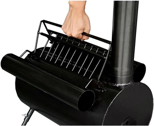 Stufa a Legna Portatile per Campeggio, Riscaldatore per Tenda, Stufa in Acciaio per Pesca sul Ghiaccio, Caccia e Cucina all'Aperto - Product Image 2