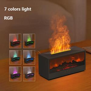 Máy tạo độ ẩm siêu âm hiệu ứng ngọn lửa - Máy khuếch tán tinh dầu với thiết kế kiểu lò sưởi - Product Image 3