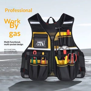 Chaleco Portaherramientas SIKE para Tácticas Funcionales de Protección, Chaleco Portaherramientas de Tela Oxford Impermeable Reforzado y Resistente al Desgaste de Acceso Rápido - Product Image 5