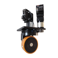 TZBOT 300kg kapasitas bantalan roda kemudi vertikal roda penggerak AGV dengan dua Motor Encoder untuk kendaraan robot AGV industri