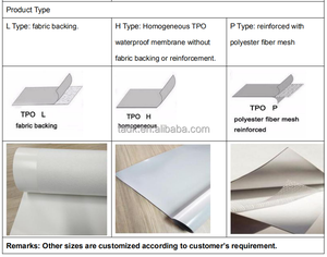 Toitures TPO au design moderne et écologique, approuvées FM, membrane pour la construction de toitures commerciales, pièces auxiliaires <span class=keywords><strong>d</strong></span>'étanchéité - Product Image 4