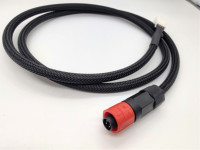 M12 série IP67 étanche 4 broches Push autobloquant mâle femelle connecteur câble pour écran lcd led module d'affichage