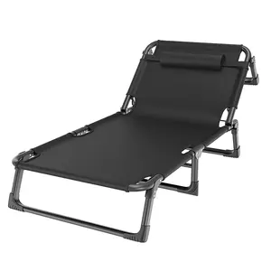 Cama individual para oficina, cama de campamento portátil, estación de trabajo, silla de salón para siesta, cuna de compañía simple, descanso para el almuerzo, artefacto, cama plegable