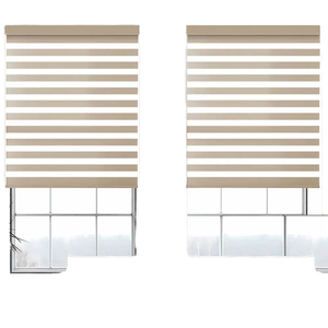 Chất lượng cao cơ giới Zebra Shade cửa sổ ngày và đêm Alexa điện <span class=keywords><strong>Bluetooth</strong></span> thông minh Zebra Con lăn Rèm cho cửa sổ - Product Image 1