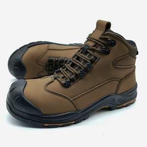 Nuove Scarpe Antinfortunistiche da Uomo, <span class=keywords><strong>Idrorepellenti</strong></span>, Antiscivolo, Resistenti all'Usura, in Pelle di Alta Qualità, con Punta in Acciaio e Protezione Antiperforazione - Product Image 3