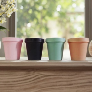 100ml 200ml 250ml 500ml PP Cream Cleansing Balm <b>Jar</b> Cosmetic Unique Shape Beige Eye Cream Body Butter <b>Plastic</b> <b>Jars</b> - Product Image 1