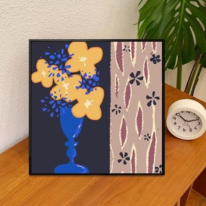 Kit <span class=keywords><strong>di</strong></span> Pittura Digitale Moderna Songwoo con Blocchi <span class=keywords><strong>di</strong></span> Colore, <span class=keywords><strong>Arte</strong></span> Floreale Viola Cartoon, Dipinto Acrilico Fatto a Mano su Tela con Numeri - Product Image 2