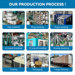 Yelken tırmanma ve diğer ambalaj uygulamaları için ağır çift örgülü Polyester Ropes halatlar gücü çekme halatı - Product Image 5