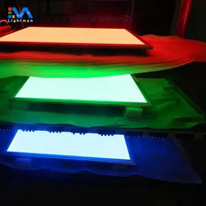 SMD5050 لوحة الصمام 600x600 rgb 60x60 cm 595x595 2x2 dmx rgb rgbw cct لوحة الصمام