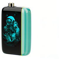 Briquet électronique rechargeable USB en métal, personnalisé OEM, vide, à induction tactile, pour cigarettes, vente en gros