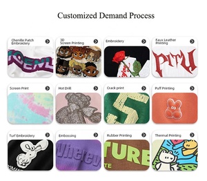 Camiseta blanca de algodón 100% de peso pesado para hombre Logotipo personalizado Diseño de impresión de hip hop de gran tamaño Diseño en blanco disponible - Product Image 4