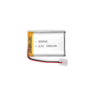 Batterie rechargeable au lithium polymère 803040 3.7V 1000mAh LP803040 Batteries Lipo Akku - Product Image 4