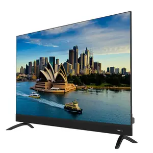 Çin'de yapılan 50 inç son renkli akıllı LCD LED TV 4K UHD fabrika ucuz düz ekran soundbar'da televizyon tasfiye satışı