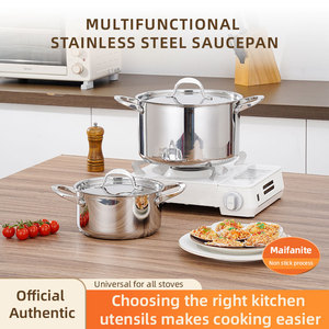 Marmite à soupe en acier inoxydable 304 de qualité supérieure, résistante à la rouille, durable, pour tous les types de cuisinières, directement de l'usine - Product Image 1