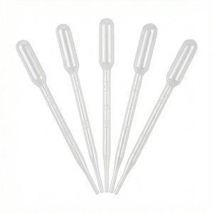 Pipet Pasteur Plastik Transparan Grosir 1ml 2ml 3ml 5ml Pipet Transfer Graduasi untuk Perlengkapan Laboratorium Sains - Product Image 1