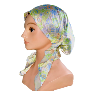 Foulard de tête en satin élégant et réglable pour femmes, protection capillaire de haute qualité, style pirate, 28x30cm, NETBRIDGE, usage quotidien - Product Image 3