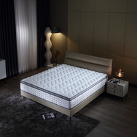 Matelas hybride en mousse à mémoire de forme gel taille Euro Top Queen Size Matelas à ressorts ensachés double pour hôtel