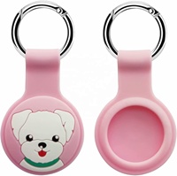 OKSILICONE Penutup Silikon Anti-hilang, Casing Pelindung Lembut Desain Kartun Kustom untuk Airtag