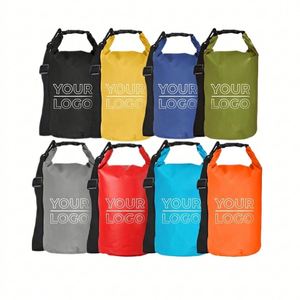 Logo Imprinted Portable <b>Foldable</b> 2L 5L 10L 20L 40L Waterproof <b>Bags</b> for <b>Beach</b> Travel Rafting Storage Dry <b>Bag</b> Backpack Pack - Product Image 1