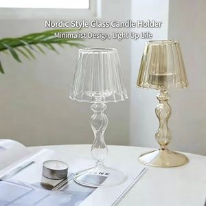 Candelieri in Vetro Artigianali di Alta Qualità TC Moderni, Ecologici e di Tendenza per Matrimoni, Natale e Decorazioni Domestiche - Product Image 3