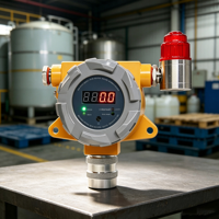 Détecteur fixe de monoxyde de carbone ATEX 4-20mA RS485 pour salle de chaudière, capteur de CO industriel avec alarme sonore et lumineuse 24VDC