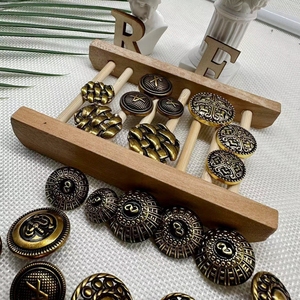 2024 Thời Trang Chống Brass kinh điển nút nhỏ T-Shirt nút cho quần áo phụ kiện - Product Image 2