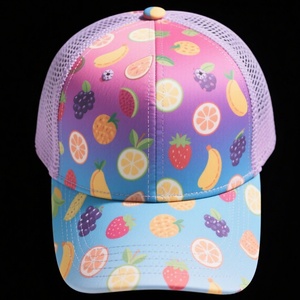 Custom Promotion 5-Panel Sporty Trucker Hats with Custom Printing 3D Embroidery Logo Common Fabric for Adults - Product Image 2