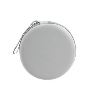 Almohada de Viaje Inflable Redonda Moderna y Simple, Bolsa de Almacenamiento de Poliéster de Color Sólido, Estuche Compacto para Uso Portátil - Product Image 1